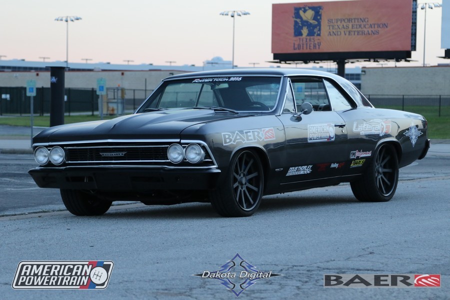 Parked at the Texas Motor Speedway