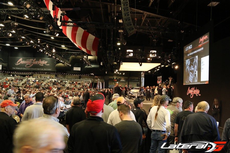 The madness of the auction block at Barrett Jackson. 