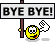 Animated Bye Bye Emoticon