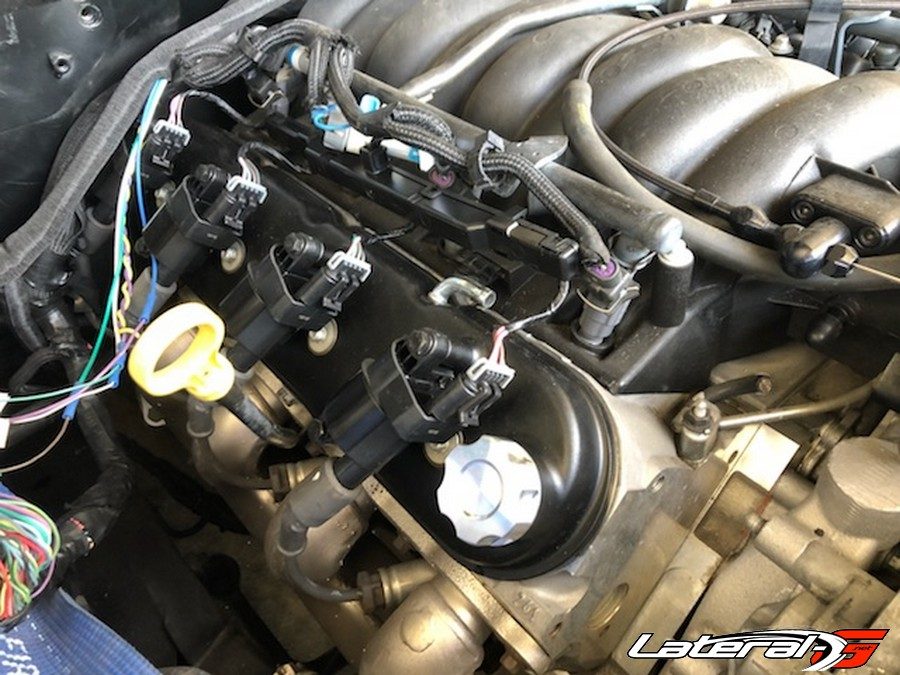 Cleaning Up LS Valve Cover Coils wiring harness ls3 