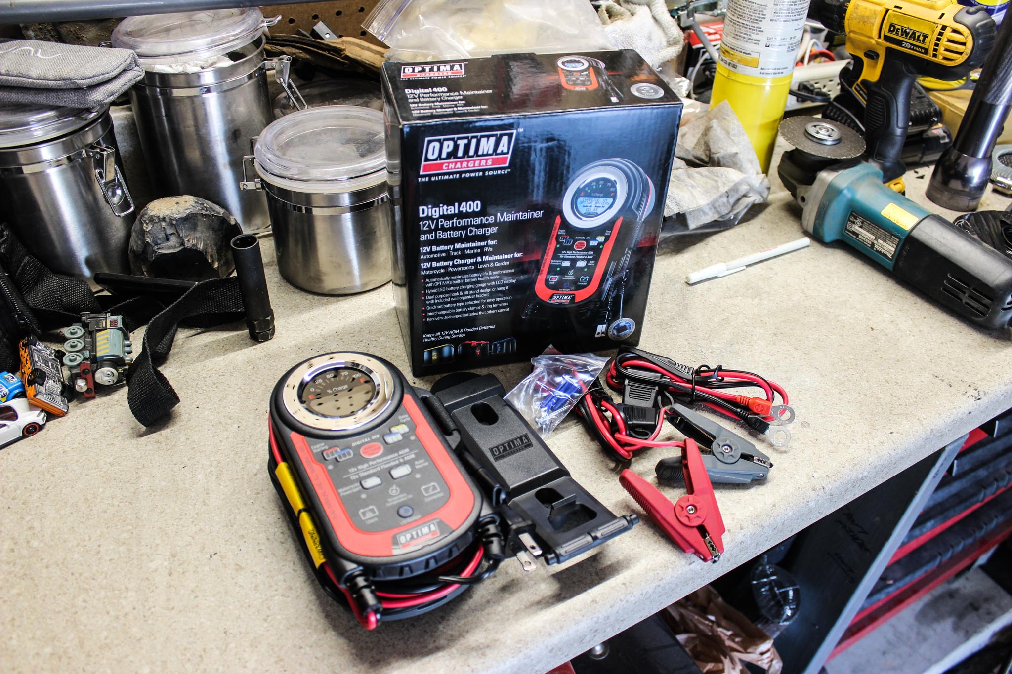 Optima Batteries Charger 1200 400 Red Top 34