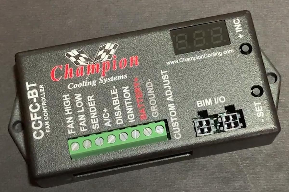 Champion Cooling's New Electric Fan Controller